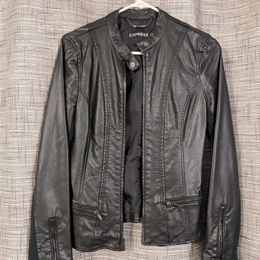 Express faux leather jacket